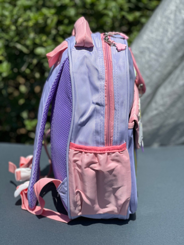 کوله بچگانه وارداتی برند Fashion_Bag مدل دو دکمه برزنتی
