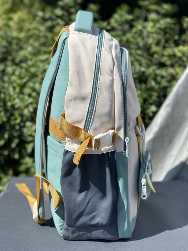 کوله پشتی مدرسه وارداتی XIULONG مدل فانتزی پارچه کتان